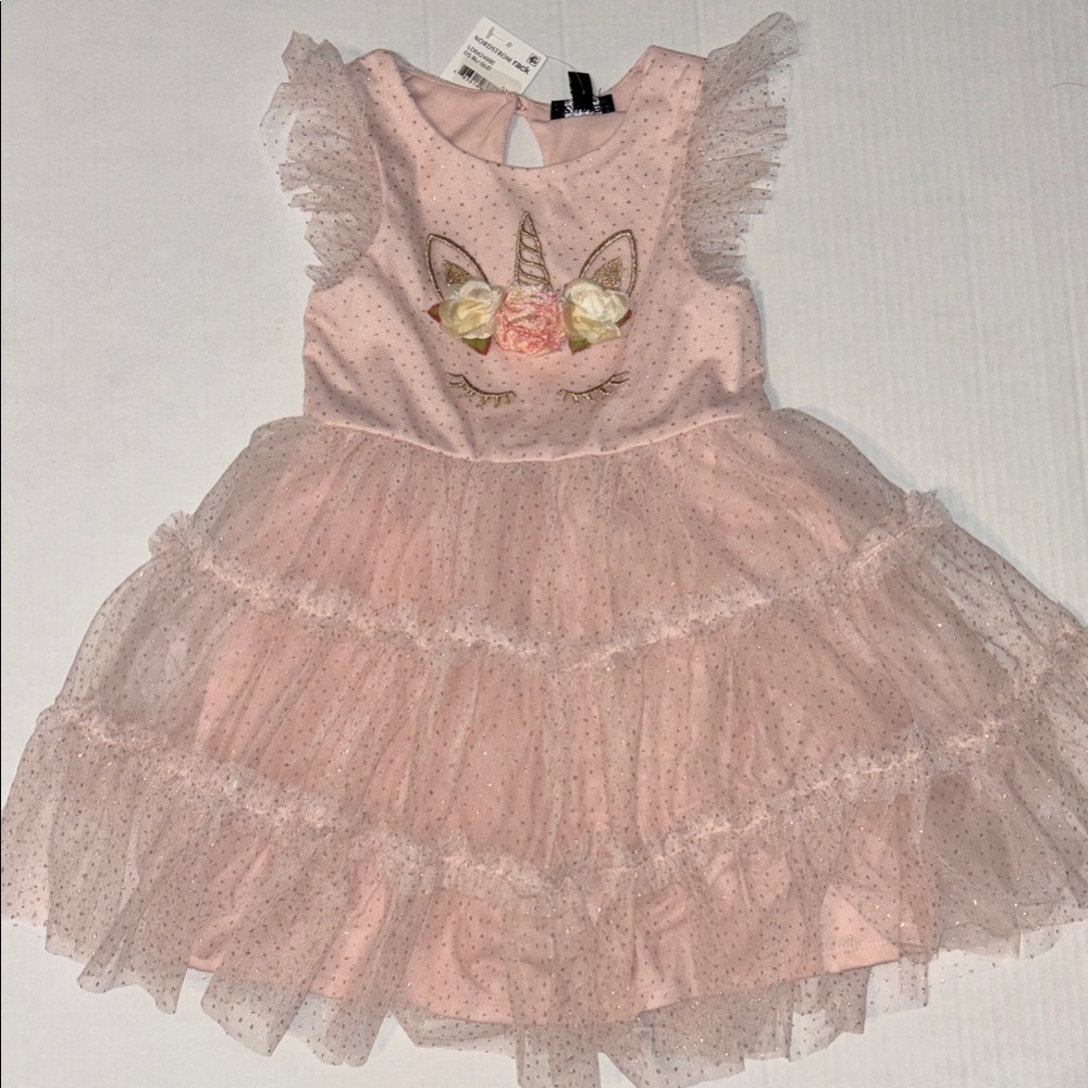 NEW Zunie Su Peach Tulle Dress